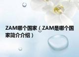 ZAM哪個(gè)國(guó)家（ZAM是哪個(gè)國(guó)家簡(jiǎn)介介紹）