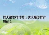 伏天是怎樣計算（伏天是怎樣計算的）
