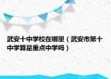 武安十中學校在哪里（武安市第十中學算是重點中學嗎）
