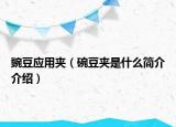 豌豆應(yīng)用夾（碗豆夾是什么簡(jiǎn)介介紹）