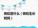 鐵松是什么（鐵松生長(zhǎng)時(shí)間）