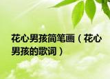 花心男孩簡(jiǎn)筆畫(huà)（花心男孩的歌詞）