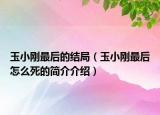 玉小剛最后的結(jié)局（玉小剛最后怎么死的簡(jiǎn)介介紹）