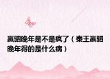 嬴駟晚年是不是瘋了（秦王嬴駟晚年得的是什么?。? /></span></a>
                        <h2><a href=