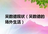 吳數(shù)德現(xiàn)狀（吳數(shù)德的場外生活）
