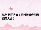 杭州 煙花大會(huì)（杭州西博會(huì)國(guó)際煙花大會(huì)）