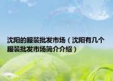 沈陽的服裝批發(fā)市場（沈陽有幾個服裝批發(fā)市場簡介介紹）
