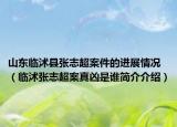 山東臨沭縣張志超案件的進(jìn)展情況（臨沭張志超案真兇是誰簡介介紹）