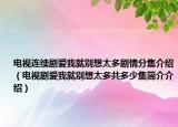 電視連續(xù)劇愛我就別想太多劇情分集介紹（電視劇愛我就別想太多共多少集簡介介紹）