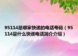 95114是哪家快遞的電話號碼（95114是什么快遞電話簡介介紹）