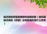 楊丞琳的仰望是哪部電視劇的歌（誰知道楊丞琳的《仰望》這首歌唱的是什么意思）