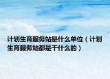 計劃生育服務(wù)站是什么單位（計劃生育服務(wù)站都是干什么的）