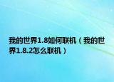 我的世界1.8如何聯(lián)機(jī)（我的世界1.8.2怎么聯(lián)機(jī)）