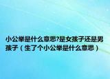 小公舉是什么意思?是女孩子還是男孩子（生了個小公舉是什么意思）