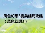 風(fēng)色幻想3完美結(jié)局攻略（風(fēng)色幻想3）