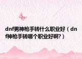 dnf男神槍手轉(zhuǎn)什么職業(yè)好（dnf神槍手轉(zhuǎn)哪個職業(yè)好啊?）