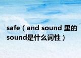 safe（and sound 里的sound是什么詞性）