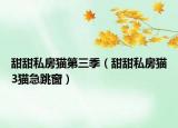 甜甜私房貓第三季（甜甜私房貓3貓急跳窗）