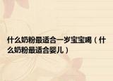 什么奶粉最適合一歲寶寶喝（什么奶粉最適合嬰兒）
