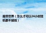 魔獸世界（怎么才可以24小時(shí)掛機(jī)都不掉線(xiàn)）