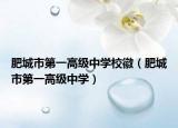 肥城市第一高級中學(xué)?；眨ǚ食鞘械谝桓呒壷袑W(xué)）