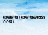 秋葵主產(chǎn)地（秋葵產(chǎn)地在哪里簡(jiǎn)介介紹）