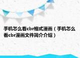手機(jī)怎么看cbr格式漫畫（手機(jī)怎么看cbr漫畫文件簡介介紹）