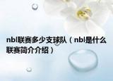 nbl聯(lián)賽多少支球隊（nbl是什么聯(lián)賽簡介介紹）