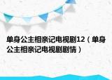單身公主相親記電視劇12（單身公主相親記電視劇劇情）