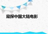 窺探中國大陸電影