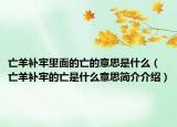 亡羊補牢里面的亡的意思是什么（亡羊補牢的亡是什么意思簡介介紹）