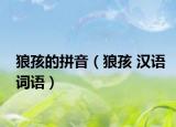 狼孩的拼音（狼孩 漢語詞語）