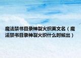 魔法禁書(shū)目錄神裂火織英文名（魔法禁書(shū)目錄神裂火織什么時(shí)候出）