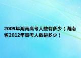 2009年湖南高考人數(shù)有多少（湖南省2012年高考人數(shù)是多少）