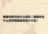 娜娜米那句是什么意思（娜娜米是什么意思網(wǎng)絡用語簡介介紹）