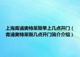 上海青浦奧特萊斯早上幾點(diǎn)開(kāi)門（青浦奧特萊斯幾點(diǎn)開(kāi)門簡(jiǎn)介介紹）