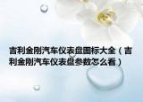 吉利金剛汽車儀表盤圖標(biāo)大全（吉利金剛汽車儀表盤參數(shù)怎么看）