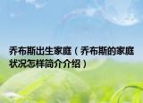 喬布斯出生家庭（喬布斯的家庭狀況怎樣簡(jiǎn)介介紹）