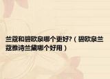蘭蔻和碧歐泉哪個更好?（碧歐泉蘭蔻雅詩蘭黛哪個好用）