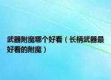 武器附魔哪個好看（長柄武器最好看的附魔）