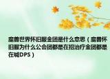 魔獸世界懷舊服金團是什么意思（魔獸懷舊服為什么公會團都是在招治療金團都是在喊DPS）