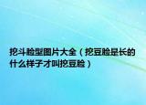 挖斗臉型圖片大全（挖豆臉是長(zhǎng)的什么樣子才叫挖豆臉）