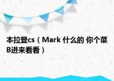 本拉登cs（Mark 什么的 你個菜B進(jìn)來看看）