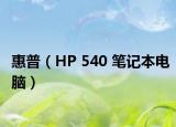 惠普（HP 540 筆記本電腦）