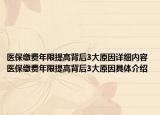 醫(yī)保繳費年限提高背后3大原因詳細內(nèi)容 醫(yī)保繳費年限提高背后3大原因具體介紹