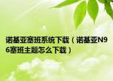 諾基亞塞班系統(tǒng)下載（諾基亞N96塞班主題怎么下載）