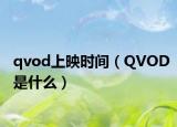 qvod上映時(shí)間（QVOD是什么）