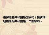 俄羅斯的共和國是國家嗎（俄羅斯韃靼斯坦共和國是一個國家嗎）
