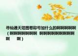 尋仙通天塔圖卷稱號(hào)加什么的啊啊啊啊?。ò““““““? 啊啊啊啊啊啊啊啊啊啊      啊）