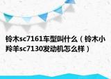 鈴木sc7161車型叫什么（鈴木小羚羊sc7130發(fā)動機(jī)怎么樣）